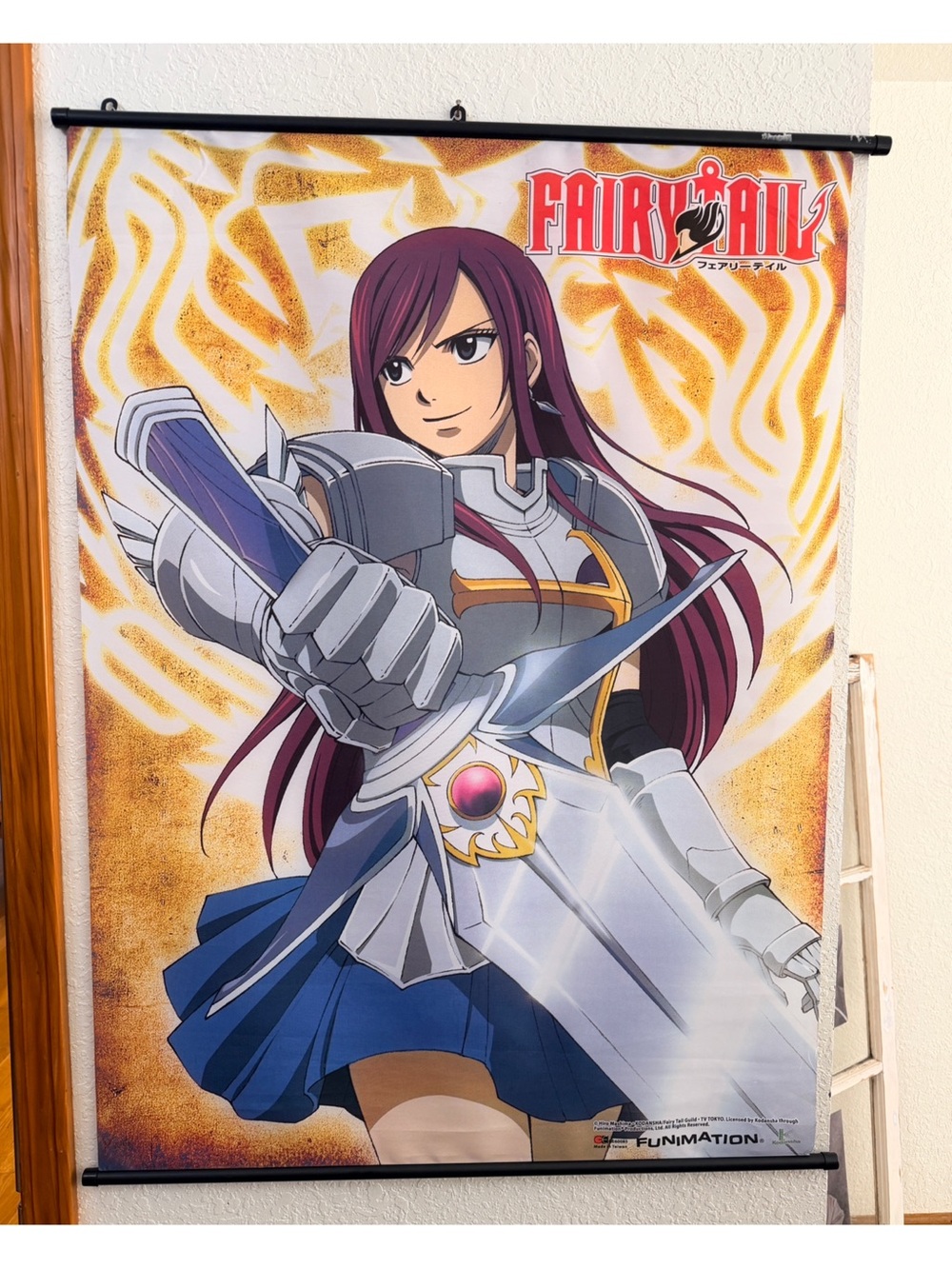 Fairy Tail Funimation Ezra Scarlet 31" x 44" Anime Premium Wall Scroll